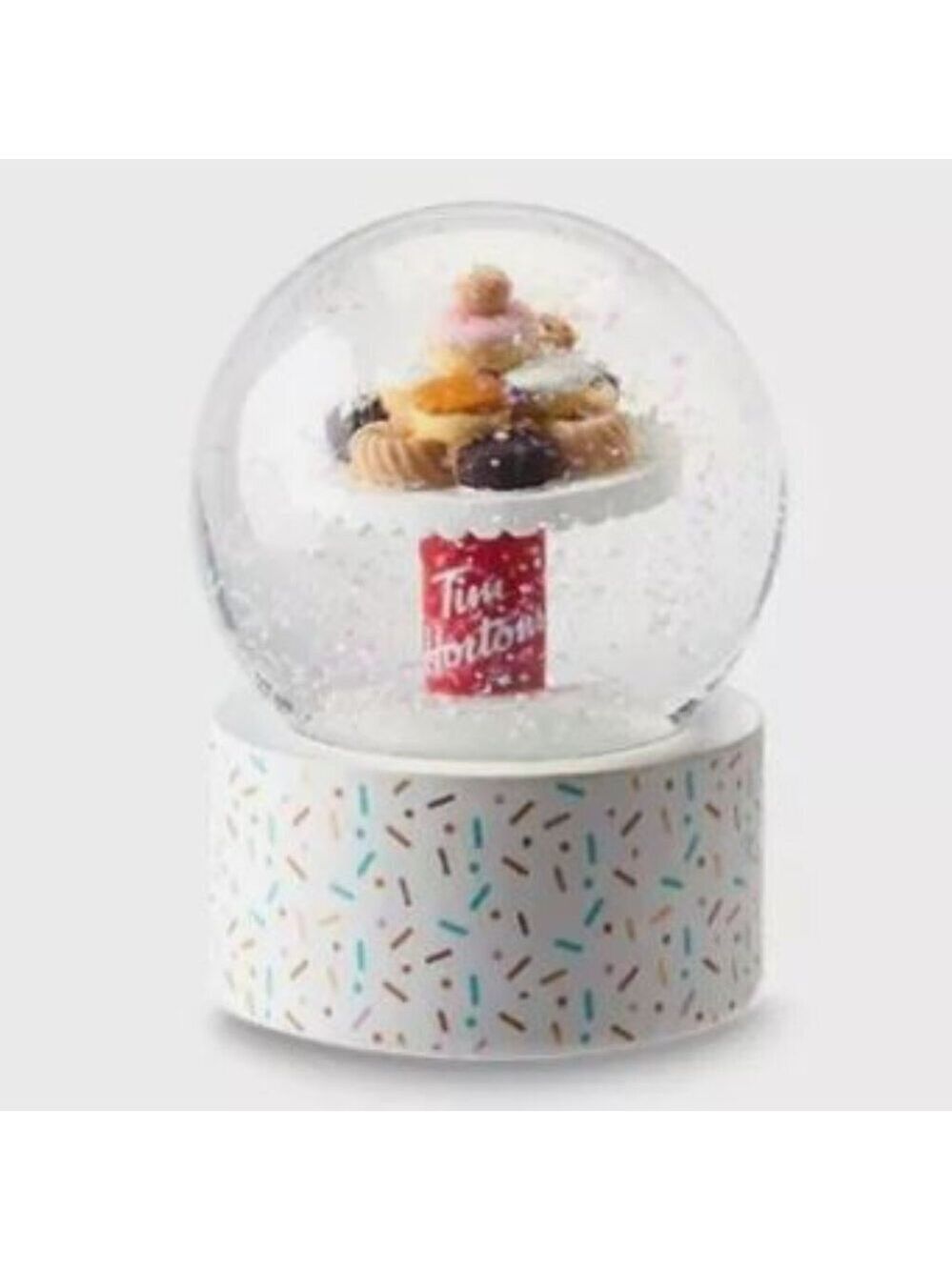 Tim Hortons 2024 Christmas Snow Globe Collectable BNIB